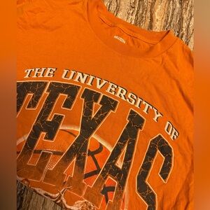 Hollister Orange University of Texas Tee